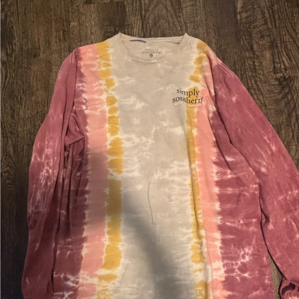 Simply Southern Multicolor Tie-Dye Shirt